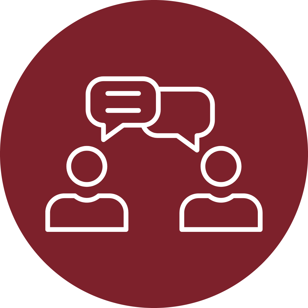 icon of two people communicating